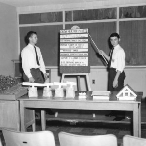 4-H club poultry demonstration team, 1957