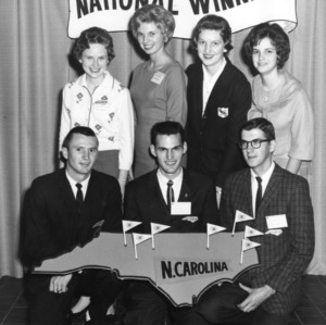 North Carolina national winners attending the National 4-H Club Congress