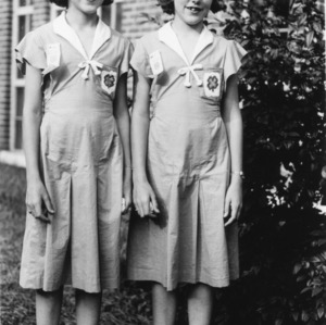 Virginia and Vanencia Vanetta, twins, attending the 1934 Short Course