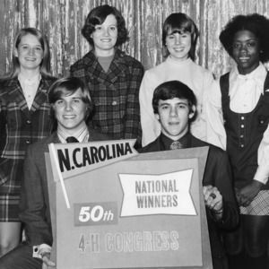 National 4-H winners who attended National 4-H Congress in 1971, Chicago