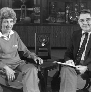 Kay Yow with William C. Friday