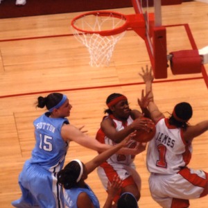 N.C. State University women's basketball team vs. University of North Carolina at Chapel Hill