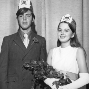 North Carolina State 4-H Club king and queen of health