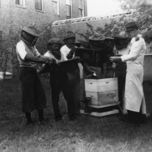 Beekeepers on campus