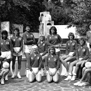 Volleyball team, 1986