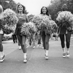 Cheerleaders in parade