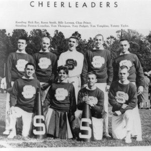 N. C. State cheerleaders