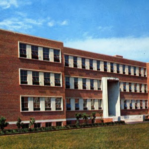 Williams Hall North Carolina State College photographic postcard