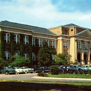 Patterson Hall North Carolina State College photographic postcard