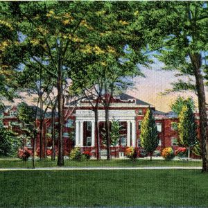 St. Mary's School and Junior College illustrated postcard