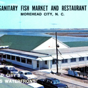 Sanitary Fish Market and Restaurant photographic postcard