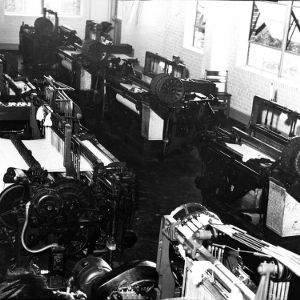 Textile machine lab with cotton carding machines