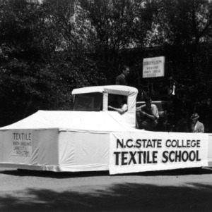 College of Textiles parade float