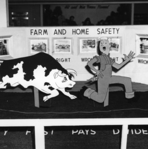 4-H exhibit demonstrating the importance of home and farm safety at the Alabama State Fair