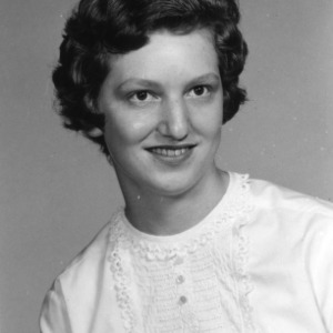 Betty Scott, 4-H club project and demonstration winner, 1962