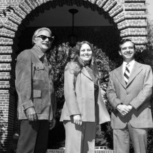 Dick Myers, Lu Anne Rogers and Chancellor Thomas