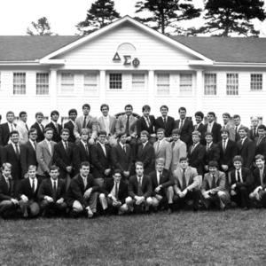 Delta Sigma Phi fraternity group portrait