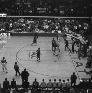 Last regular season Atlantic Coast Conference basketball game in Reynolds Coliseum vs. Florida State, 1999