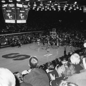Last basketball game in Reynolds Coliseum vs. Princeton, 1999