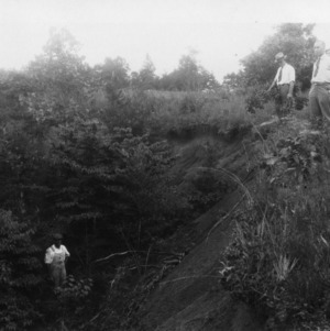 Gully to be filled in next winter, Greensboro, North Carolina, July 13, 1928