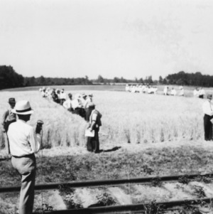 Small grain field day at the Statesville test farm, May 1941