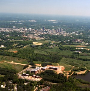 Aerial view of NC State Centennial Campus