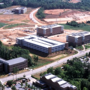 Aerial view of Venture Center on Centennial Campus