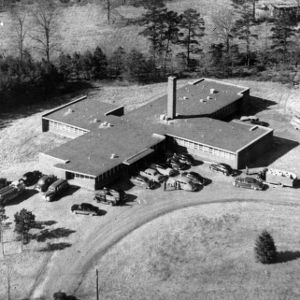 Hospital in Alexander County that Home Dem. club women helped to build