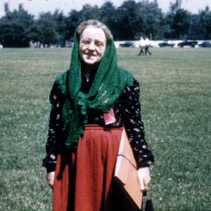 Mrs. Murray of Northern Ireland in costume