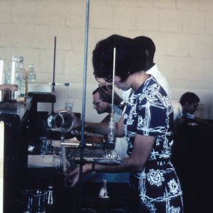 Woman in a laboratory