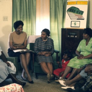 African-American women discuss home economics