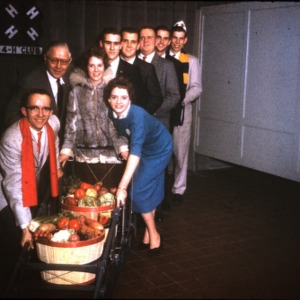 1959 4-H Congress sleigh of produce