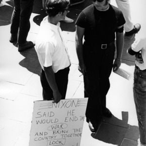Students at an Anti-War protest