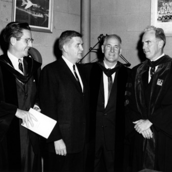 Key figures in North Carolina State 1961 commencement
