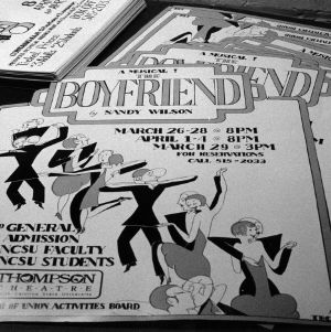Advertisement for the play The Boyfriend