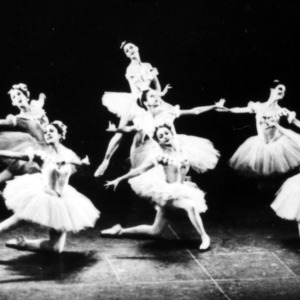 Ballet dancers performing on stage