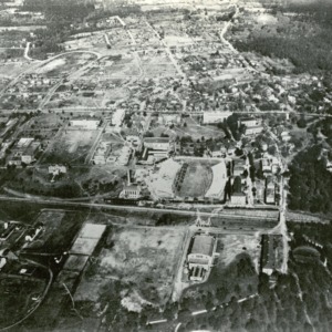 Aerial view of North Carolina State University