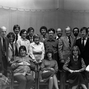 Psychology department group photo, 1980-1981