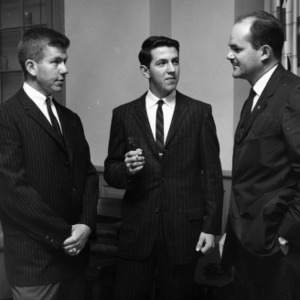 Alumni Scholarship Winners with Alumni Assoc. President, 1959