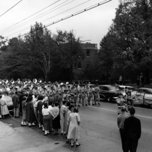NC State Marching Band, Homecoming parade, 1958