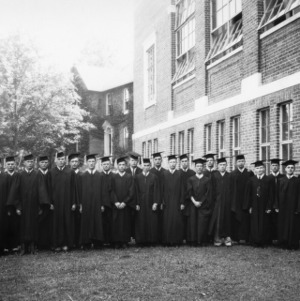 Chemical Engineering class at commencement