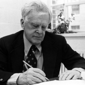 Kenneth O. Beatty at desk