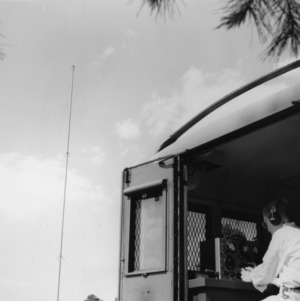 Engineer Operating the Electronic Radio Truck