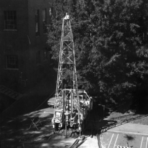 Drilling for Water near Polk Hall