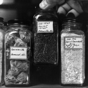 Mineral samples at Mineral Research Laboratory