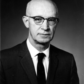 Professor Norval W. Conner portrait