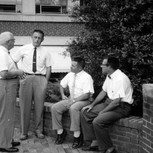 Dean J. Harold Lampe and engineers