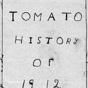 Tomato History of 1912