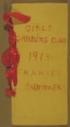 Girls canning club 1915