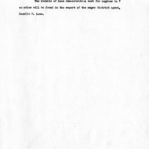 Negro work, annual report 1931